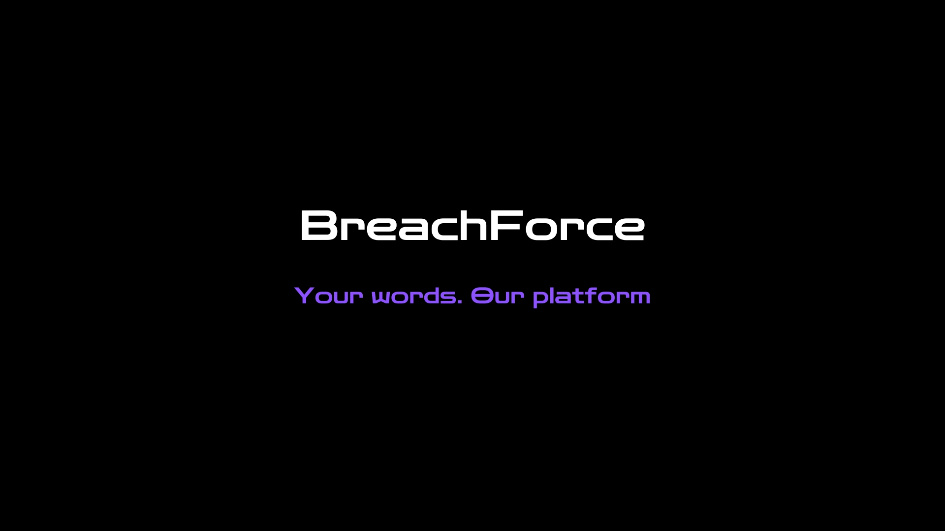 BreachForce Keynote